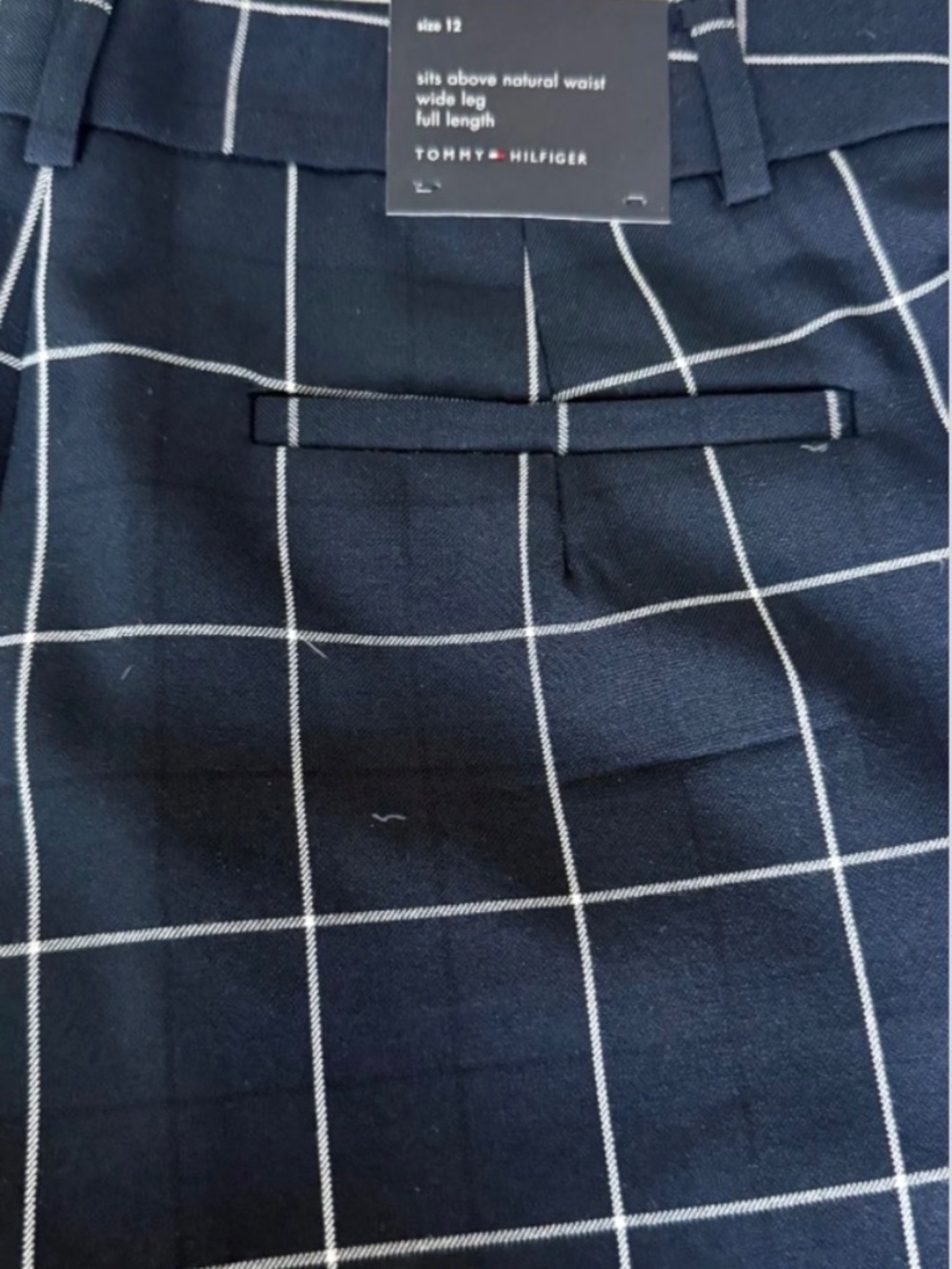 NWT Classy Tommy Hilfiger high waisted sailor pants 12 - Picture 5 of 10